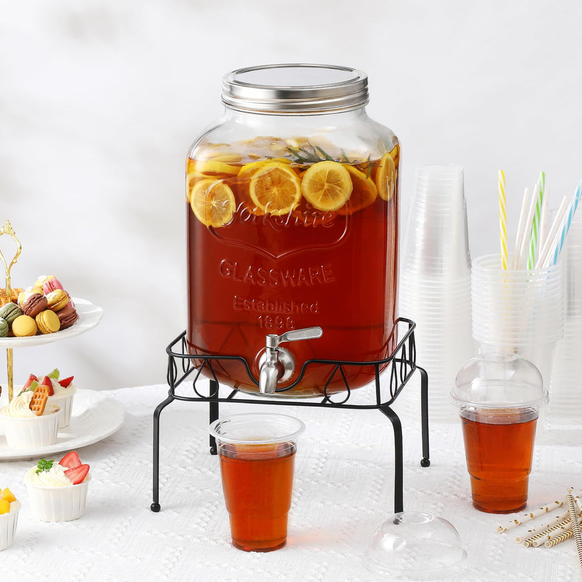 NETANY blackboard label included for quick drink customization