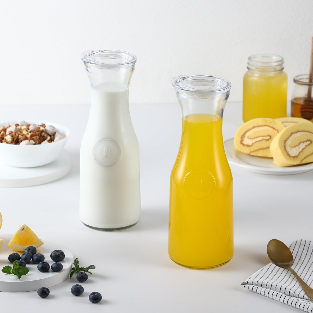 NETANY 1-liter carafe, perfect for water, juice, iced tea, or cocktails