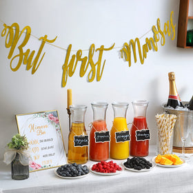 NETANY carafe ideal for mimosa bars, cold brew, lemonade, and iced tea.