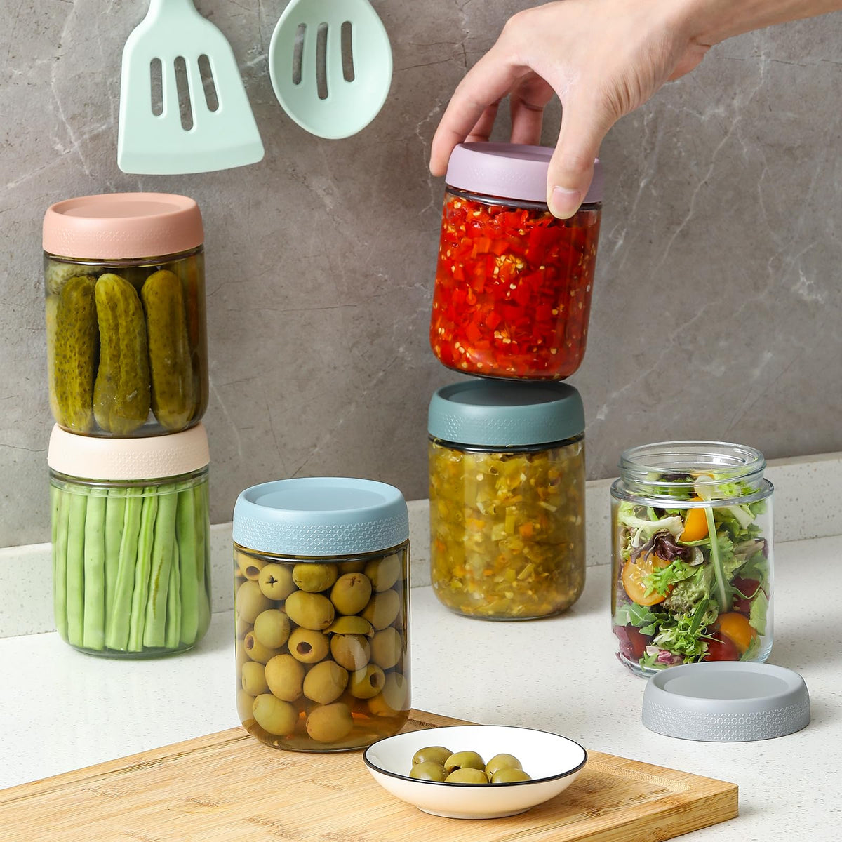 NETANY jars are dishwasher safe for quick cleanup.