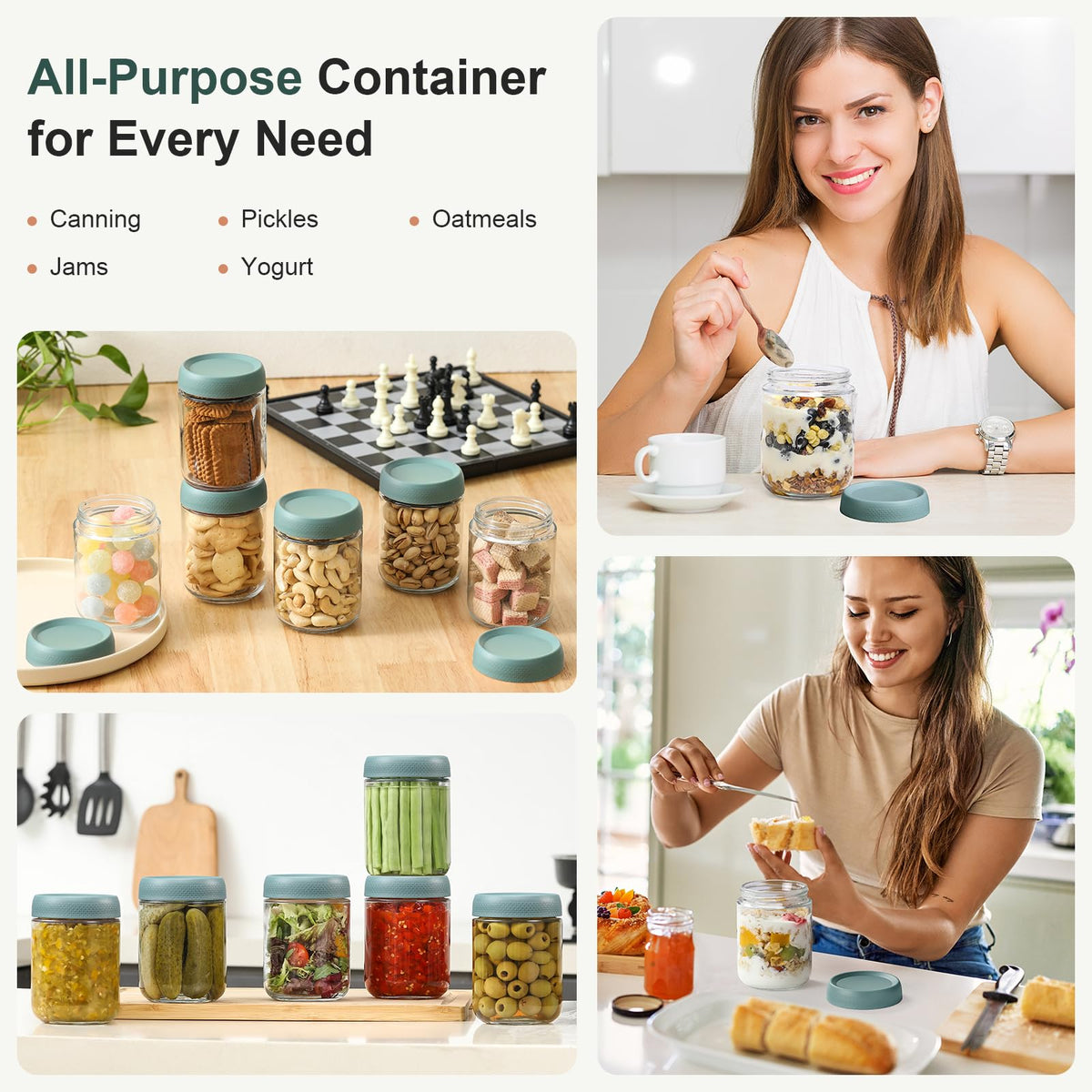netany easy-clean containers are dishwasher safe for quick cleanup.