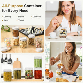 NETANY 16oz jars are great for DIY crafts and pantry organization.