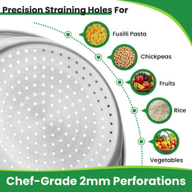 NETANY dishwasher-safe colander for hygienic, easy cleaning.