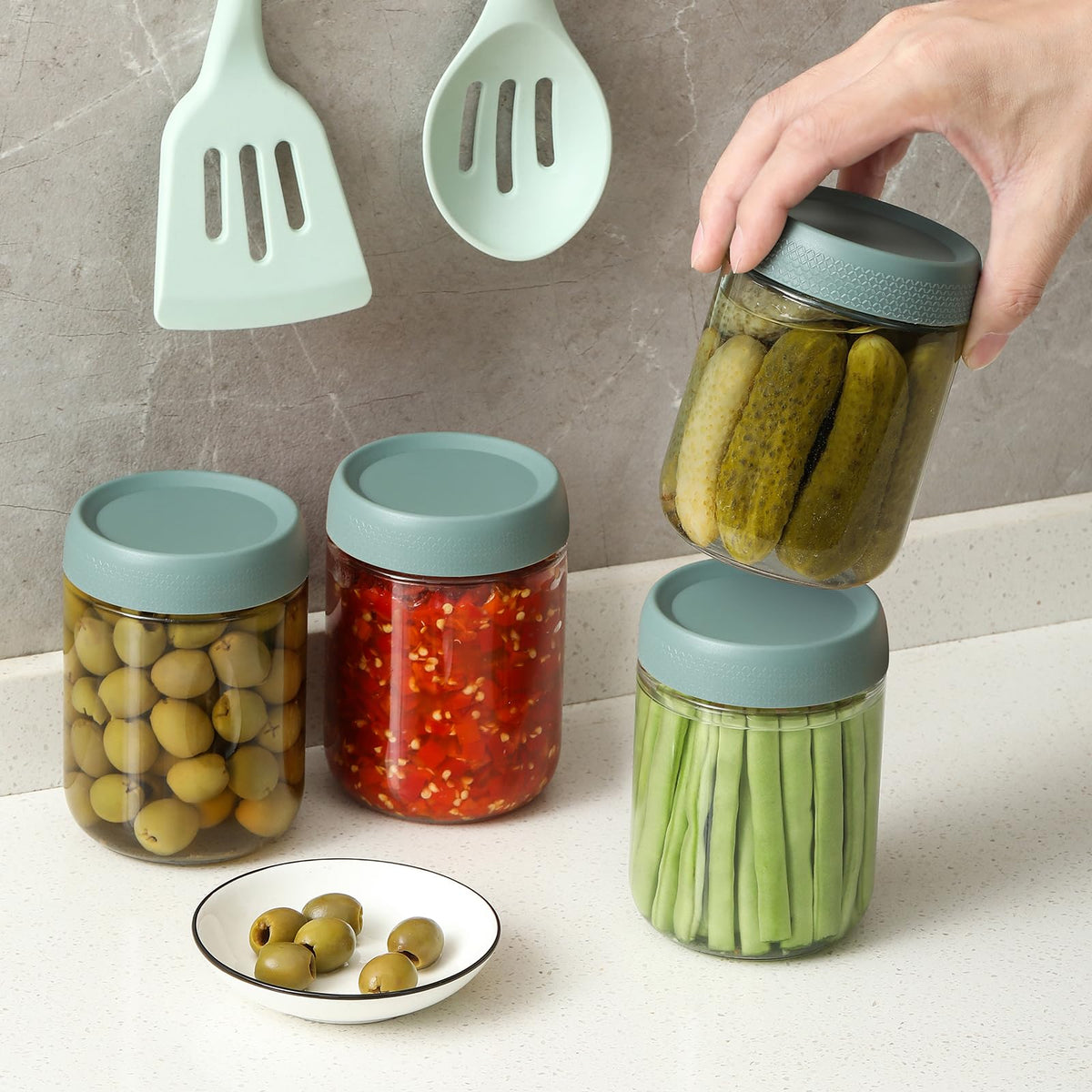 netany versatile jars suitable for jams pickles sauces and desserts.