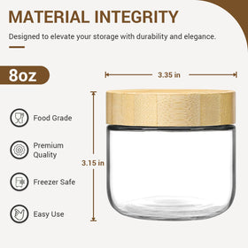 NETANY overnight oats container with bamboo lid keeps breakfast fresh overnight.