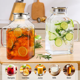NETANY two-way pouring lid with strainer for tea or fruit.