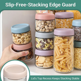 NETANY salad jar wide mouth, convenient for layered ingredients.