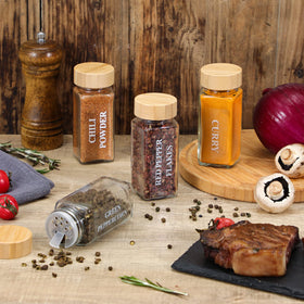 NETANY spice label stickers help identify ingredients at a glance.