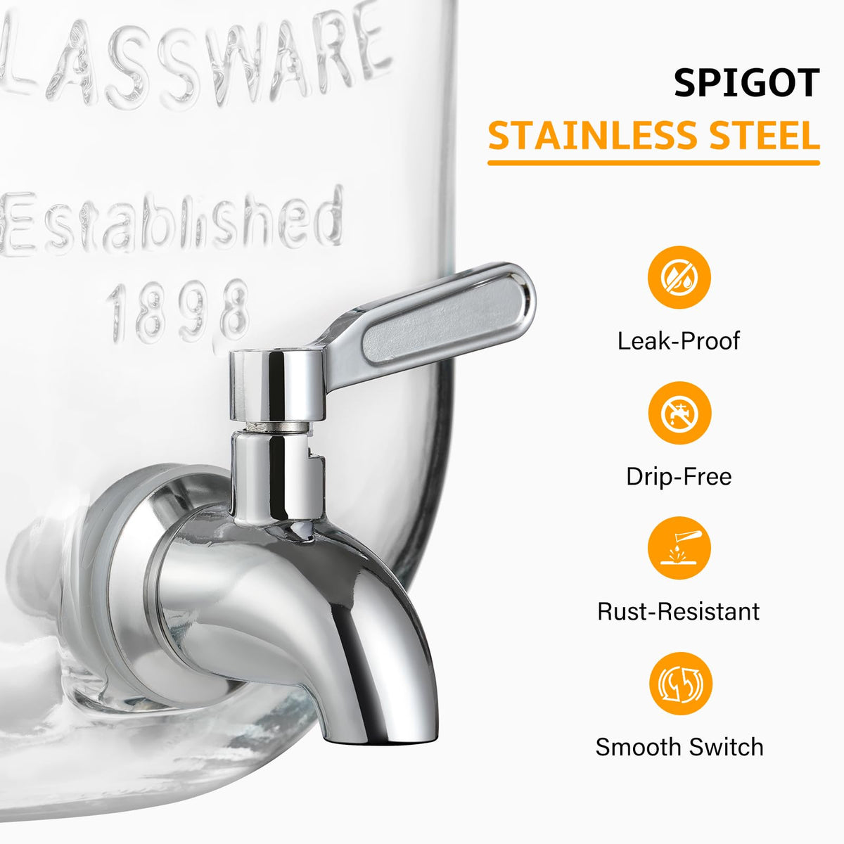 NETANY lid and spigot detail demonstrates secure, durable hardware