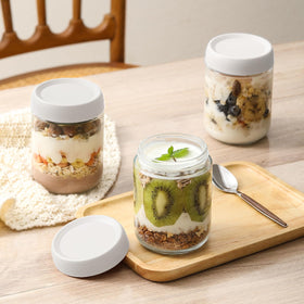 NETANY glass storage keeps contents visible and fresh, with easy cleaning options.