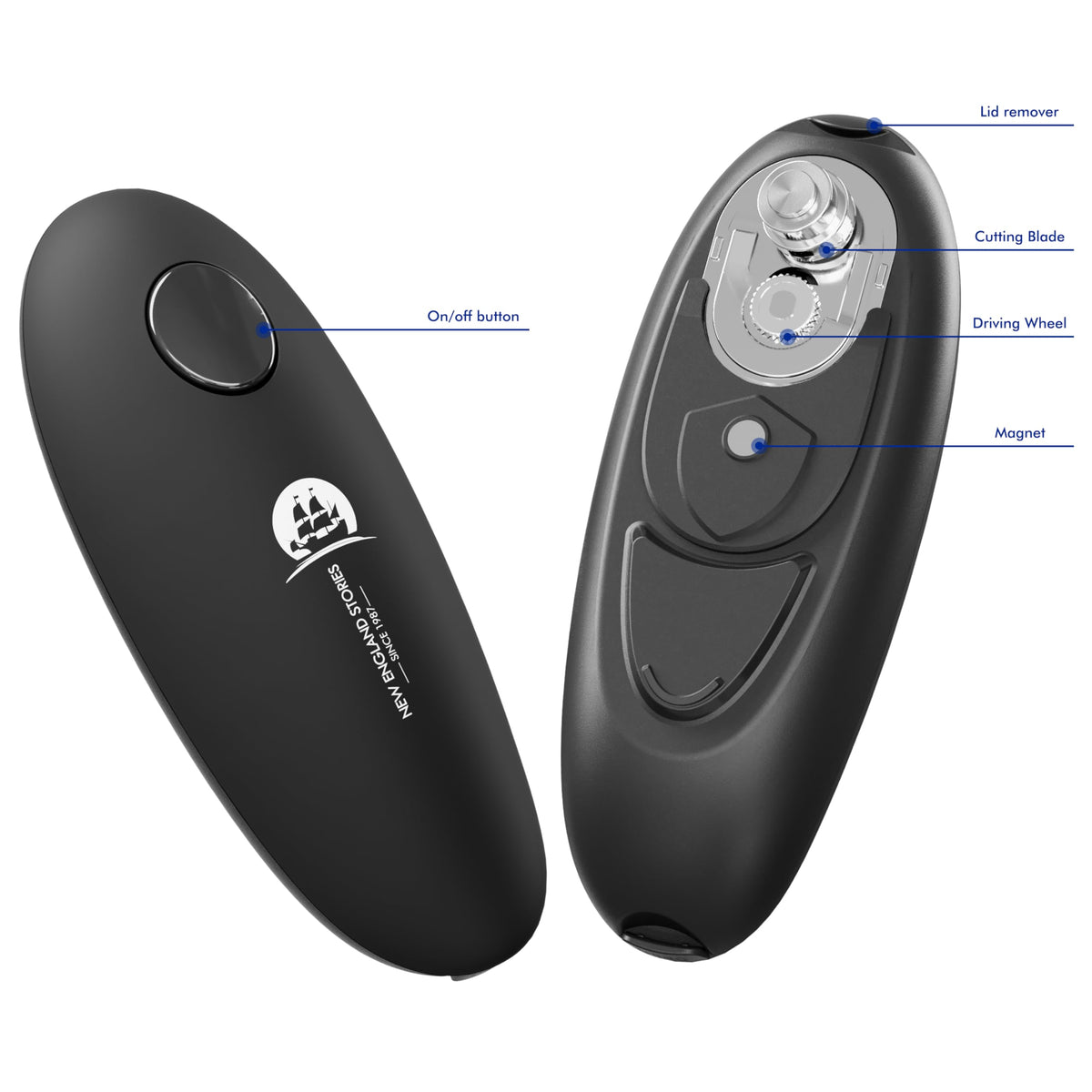 New England Stories ergonomic handling supports comfortable operation for all users