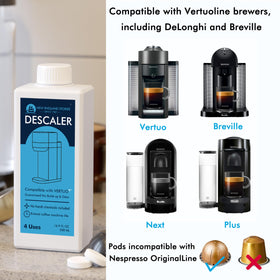 New England Stories kit in use with Vertuo machine for cleaner brews.