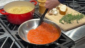 New Metro Design Spatula ONE dishwasher-safe spatula simplifies cleanup.