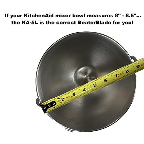 New Metro KA-5L BeaterBlade doubles as a handheld spatula for batter transfer.