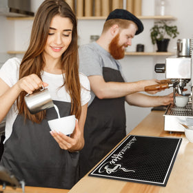 New Mungo Ok But First Coffee mat with mug display protects surfaces