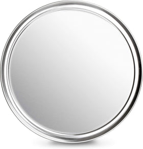 Close-up of wide rim on New Star 16-inch pan highlighting sturdy construction
