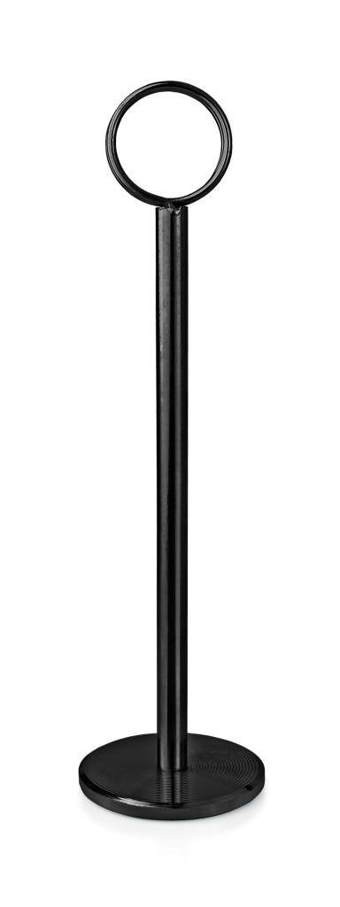 New Star 27686 8-inch black stand provides sturdy table markers for events.