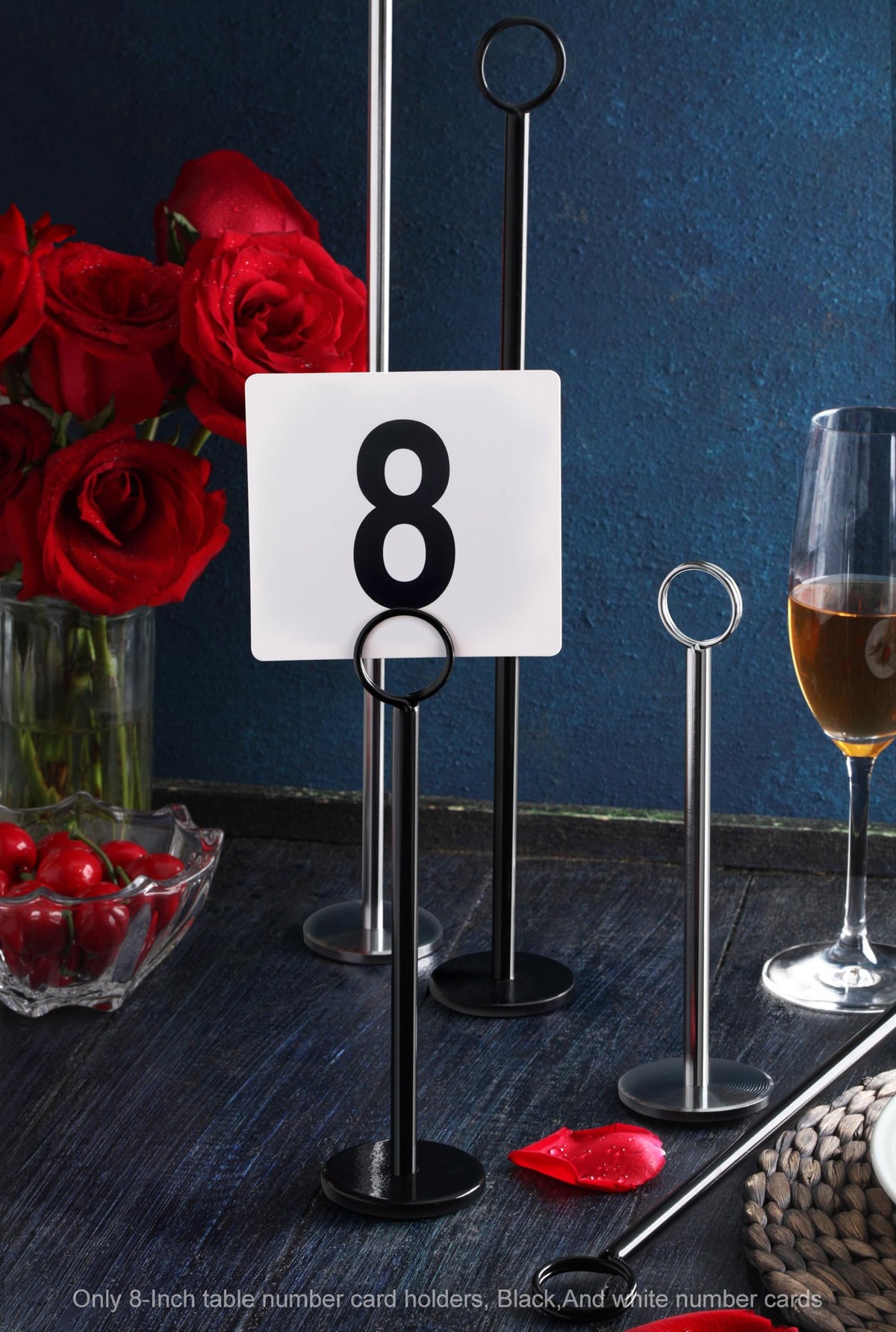 New Star 27686 versatile table markers for weddings, banquets, and special events.
