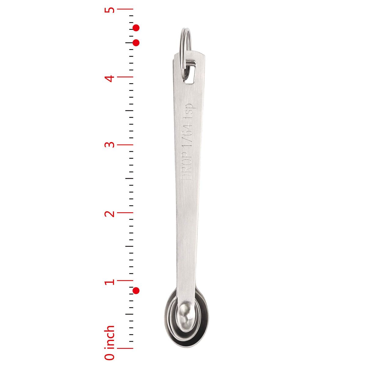 New Star 42924 mini spoons hanging from ring for organized storage