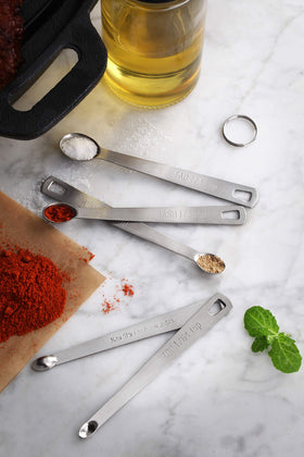New Star 42924 mini spoons fit easily into spice jars