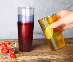 Designed for stackable storage and quick replenishment in busy venues.