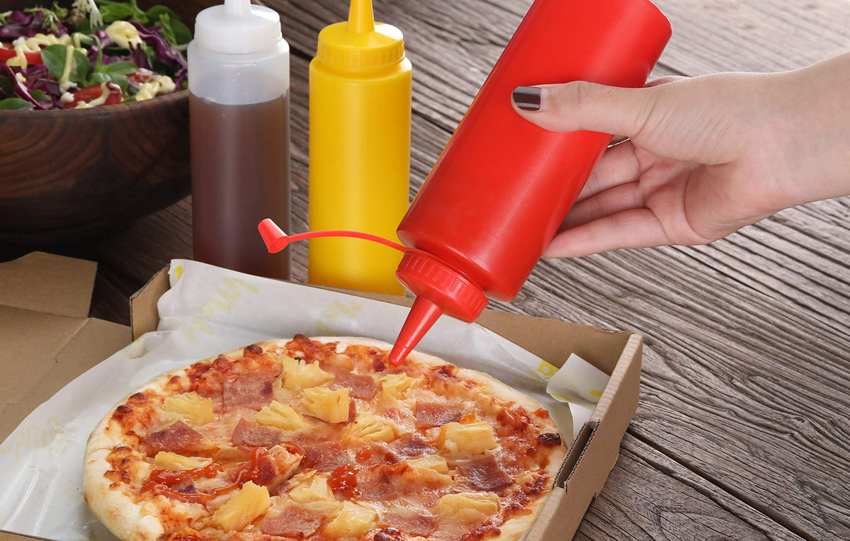 New Star bottle with clear body shows contents at a glance for quick prep.