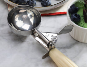 New Star disher 34783 color-coded handle for quick size recognition.