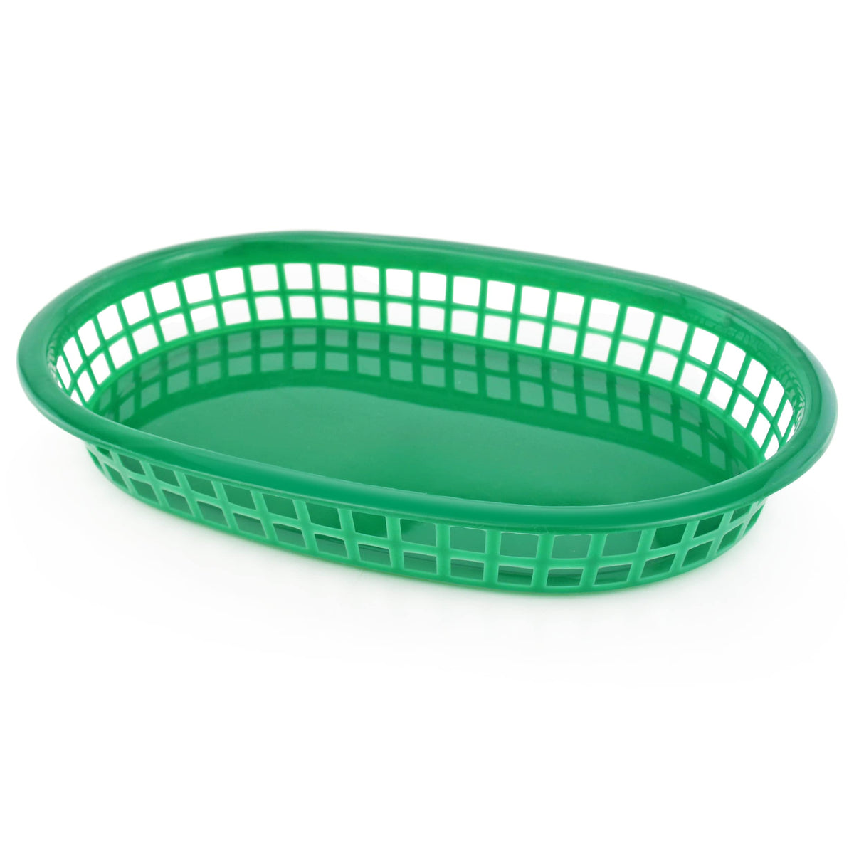 New Star Foodservice fast food basket side view showing lattice sides for grease management.