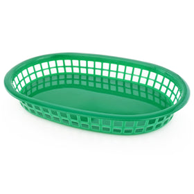 New Star Foodservice fast food basket side view showing lattice sides for grease management.