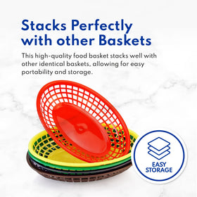 New Star fast-food baskets paired with deli paper for clean grease capture.