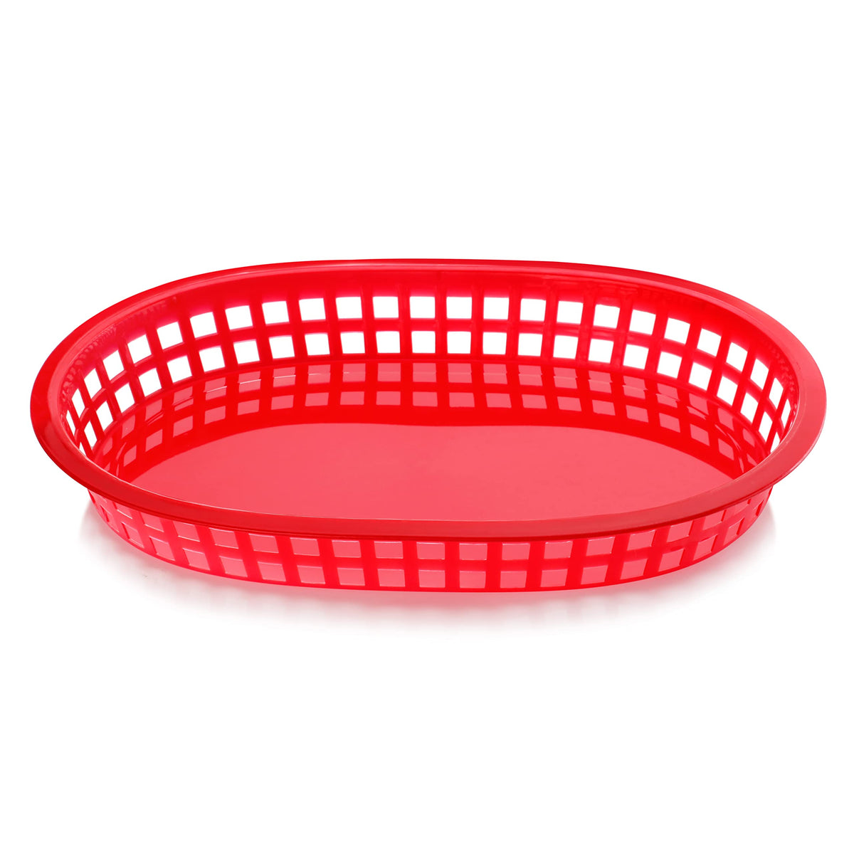 New Star fast food basket red; microwave-safe option for quick heat-ups.