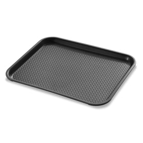 New Star fast food tray 14x18 black with textured surface for stability