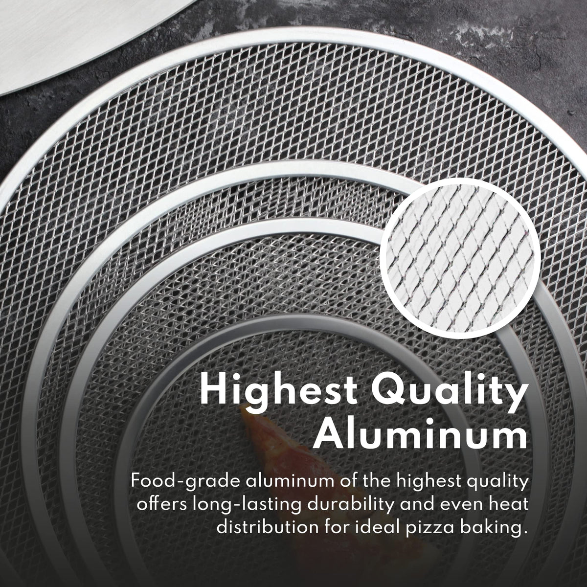 New Star Foodservice professional kitchen use shown through reliable pizza screening.