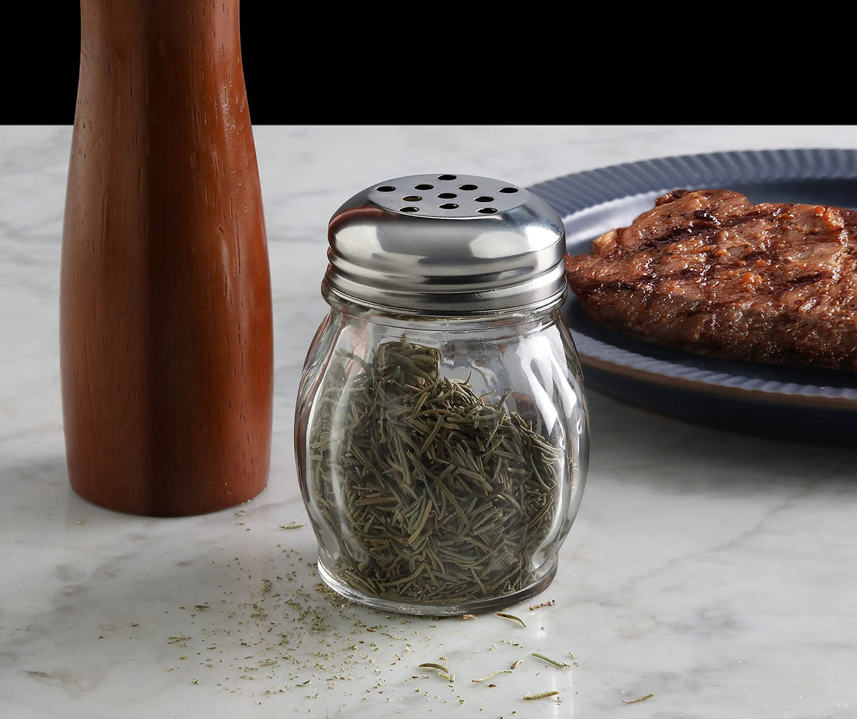 New Star Foodservice 22377 6-ounce capacity shaker for toppings
