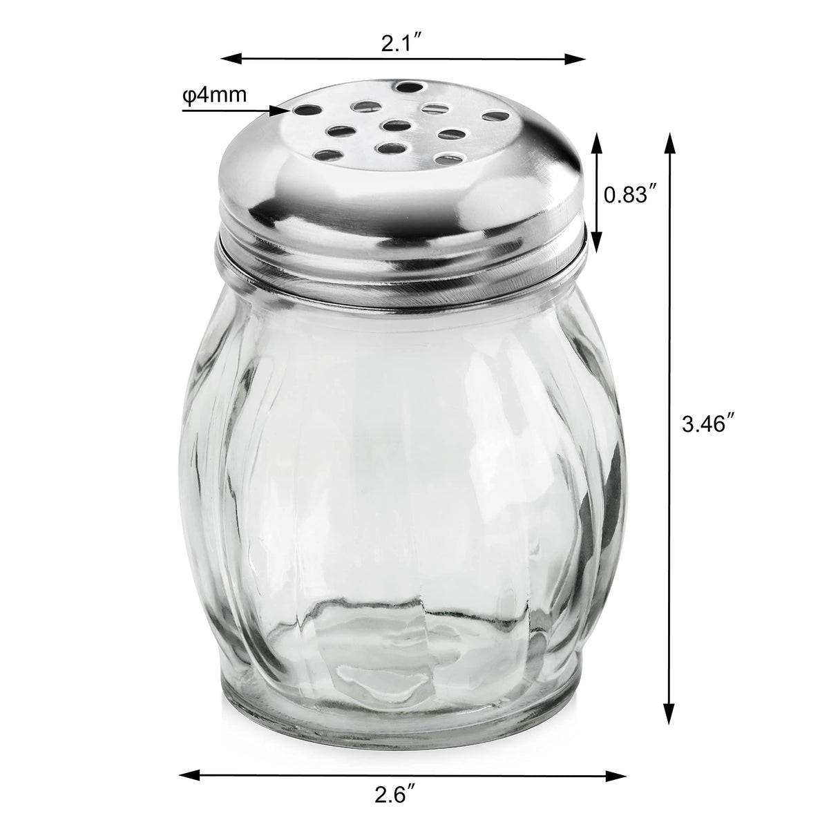 New Star Foodservice 22377 stainless steel perforated top shaker