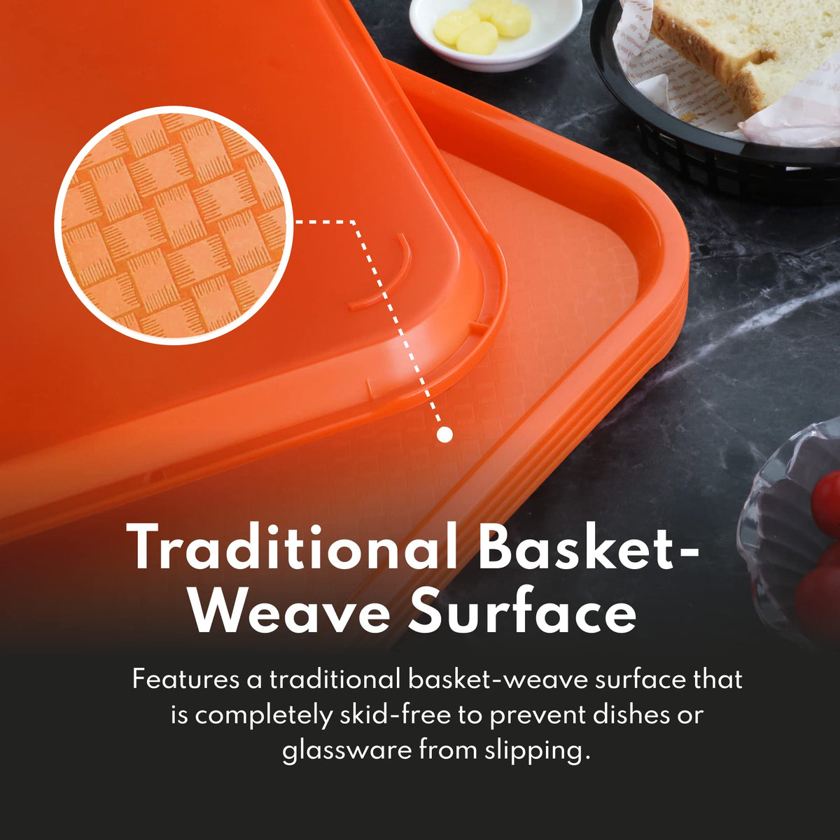 New Star Foodservice 28010 tray suited for schools, hospitals, and events.