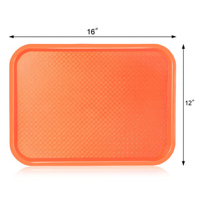 New Star Foodservice 28010 tray shows standard 12 by 16 inch size for meals.