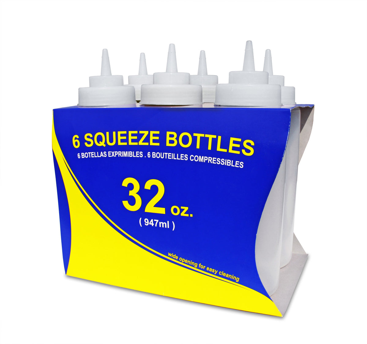 BPA-free polypropylene bottle from New Star is durable and flexible.