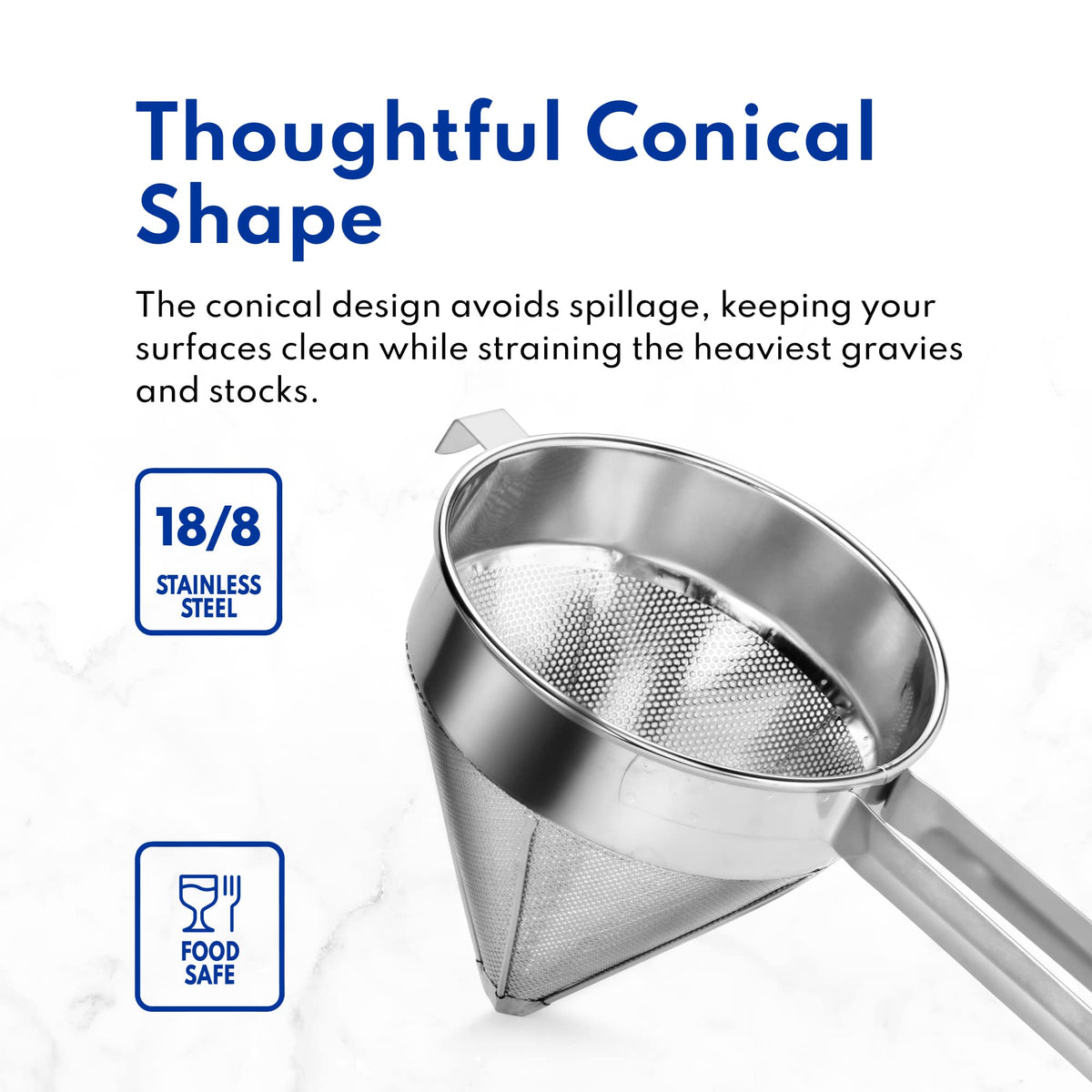 New Star 34127 ideal for sauces, broths, and purées during service.