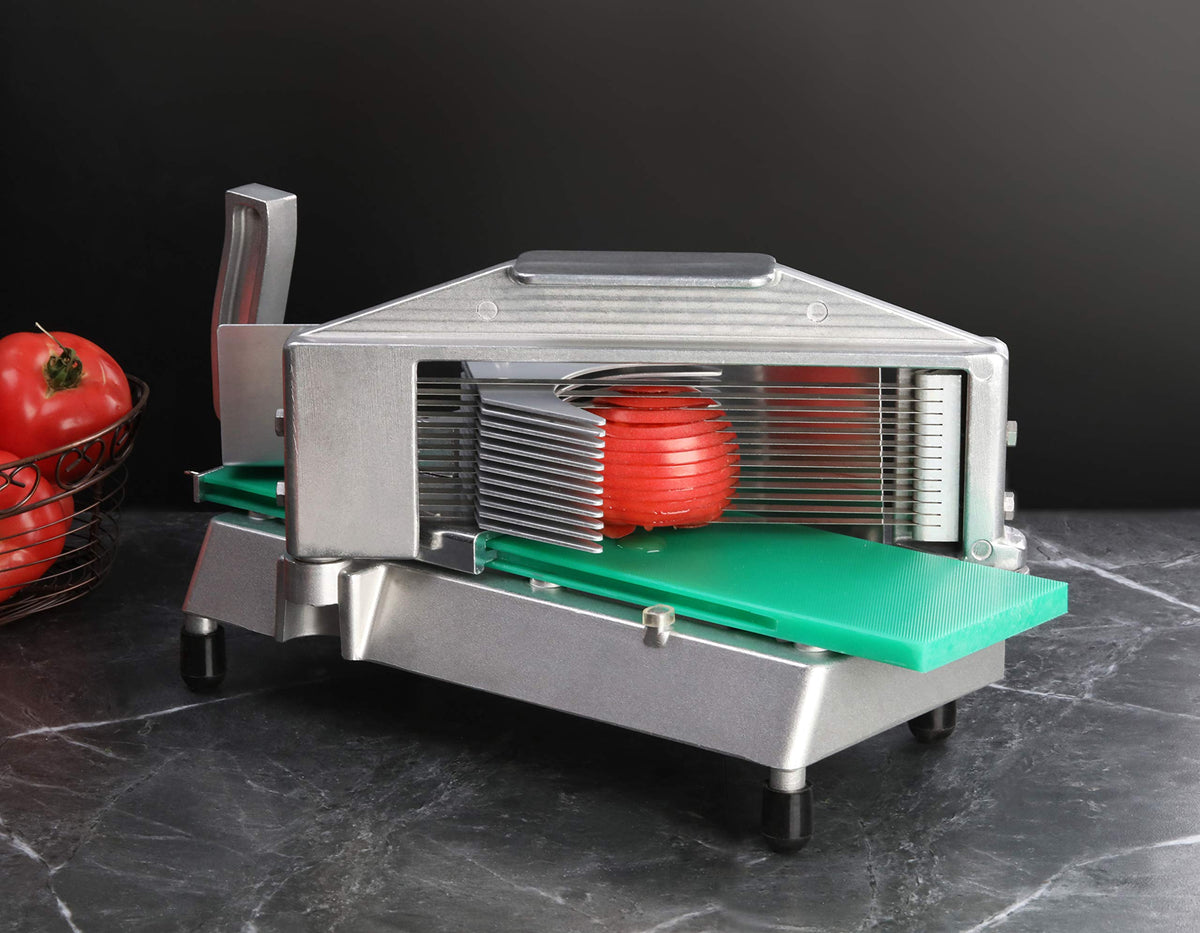 New Star Foodservice 39702 stainless steel blades deliver precise, clean cuts.