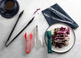 New Star Foodservice 42290 easy-clean tong option for quick turnover.