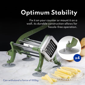 New Star Foodservice 42306 3-8 inch fries size for consistent portions.