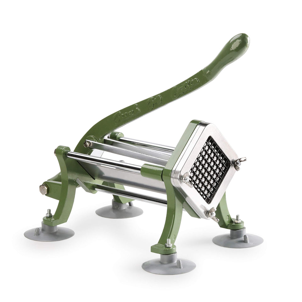 New Star Foodservice 42306 fries cutting 3-8 inch green for uniform fries.