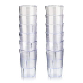 New Star Foodservice 8 oz clear tumbler set of 12 for uniform high-volume service.