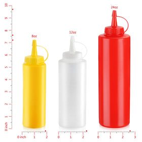 New Star Foodservice dishwasher-safe condiment bottle for quick cleaning in busy kitchens.