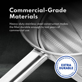 New Star Foodservice professional straining performance supports sauces, stocks, and purees.