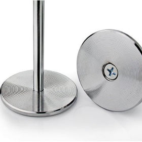 New Star Foodservice chrome-finish ring-clip holder for durable professional signage.