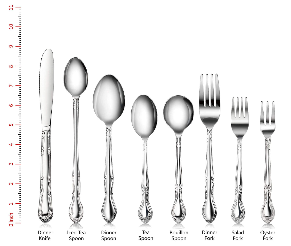 Oyster fork close-up highlights polished finish and classic design