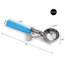New Star Foodservice stainless steel disher bowl close-up shows durable construction.