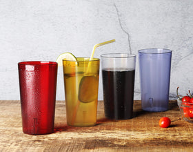 New Star Foodservice 12oz tumbler suitable for indoor and outdoor use